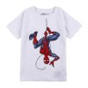 Detské tričko s krátkym rukávom Spider-Man Bavlna Biela