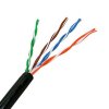 Sieťový kábel UTP kategórie 5e NANOCABLE 10.20.0302-EXT-BK 100 m Čierna