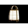 Stolná lampa DKD Home Decor Orientálny Ľan Bambus Biela 220 V 40 W (32 x 32 x 45.5 cm)
