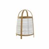 Stolná lampa DKD Home Decor Orientálny Ľan Bambus Biela 220 V 40 W (32 x 32 x 45.5 cm)