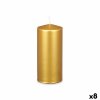 Sada sviečok Zlatá (9 x 20 x 9 cm) (8 ks)