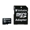 Pamäťová karta Micro SDXC s SD adaptérom Verbatim 44084 (64 GB)