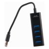 USB Hub 4 Porty 3.0 ELBE Čierna
