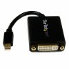 Redukcia Mini DisplayPort (M) na DVI-I (F) Startech MDP2DVI Čierna 0,13 m