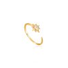 Dámsky prsteň Ania Haie R026-03G Mincové striebro Zlatá (Veľkosť 13)