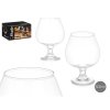 Sada pohárov na brandy a koňak Vivalto R3708/BHZ6 Sklo Transparentná (500 ml) (10 x 15 x 10 cm) (6 ks)