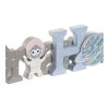 Dekorácia DKD Home Decor Astro Monkey Drevo MDF (2 ks) (29.5 x 3 x 9 cm)