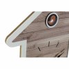 Nástenné hodiny DKD Home Decor Dom Drevo MDF Biela (32 x 4.5 x 56 cm) (2 ks)