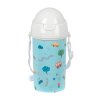 Detská fľaša so slamkou Safta Autá PVC Bez BPA Modrá (500 ml) (7,3 x 19,5 x 7,3 cm)