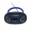 Rádio s CD/MP3 prehrávačom Denver Electronics 111141300011 Bluetooth LED LCD Čierna Modrá Viacfarebná