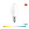 Led žiarovka Philips Sviečka Biela F 40 W 4,3 W E14 470 lm 3,5 x 9,7 cm (6500 K)