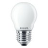 Led žiarovka Philips Biela F 40 W 4,3 W E27 470 lm 4,5 x 7,8 cm (4000 K)