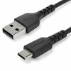 Kábel USB A na USB C Startech RUSB2AC2MB Čierna (2 m)
