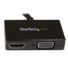 Redukcia DisplayPort (M) na HDMI (F)/ (VGA (F) Startech DP2HDVGA Čierna