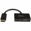 Redukcia DisplayPort (M) na HDMI (F)/ (VGA (F) Startech DP2HDVGA Čierna
