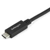 Adaptér USB C na DVI Startech CDP2DVIMM2MB Čierna
