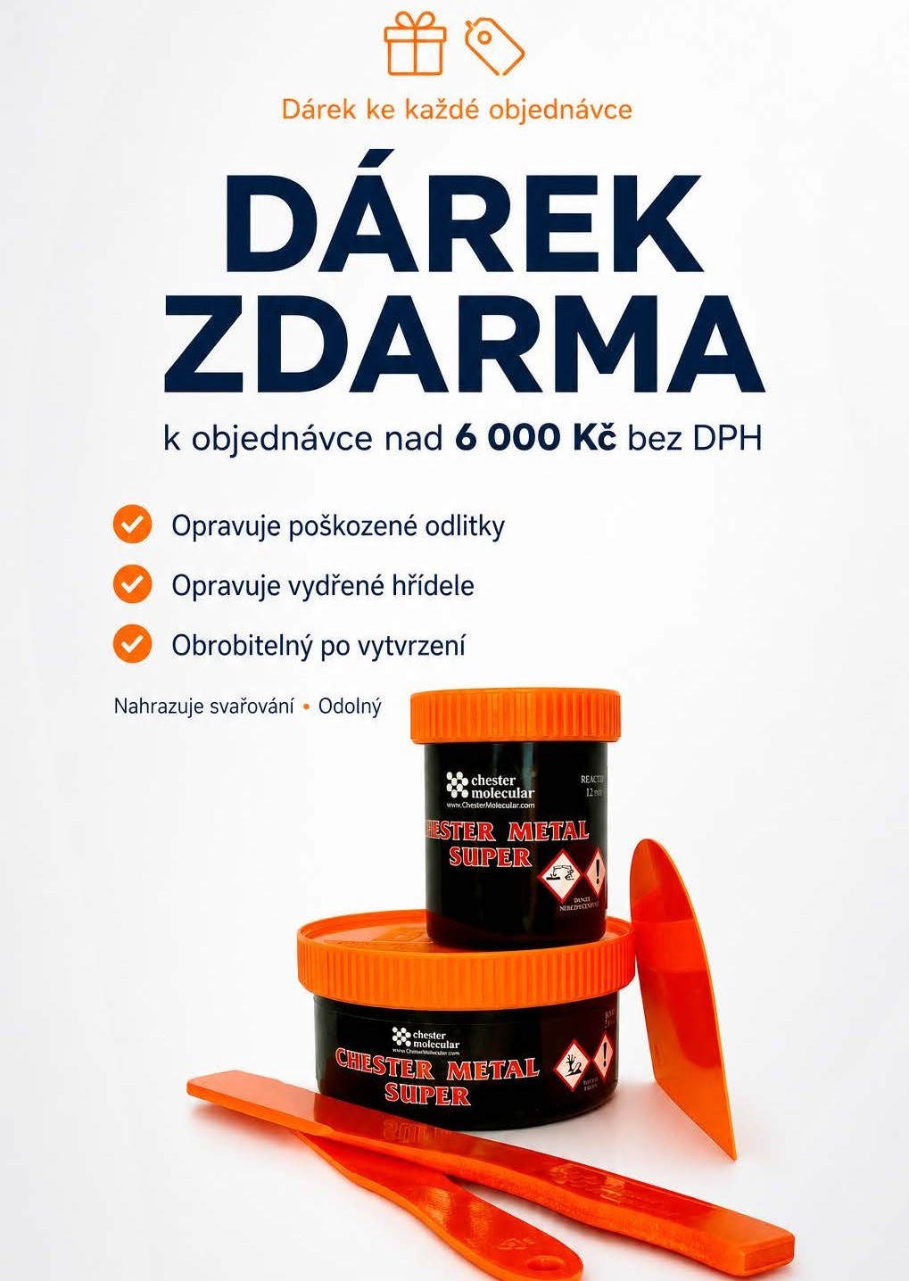 Dárek ke každé objednávce nad 6000 Kč