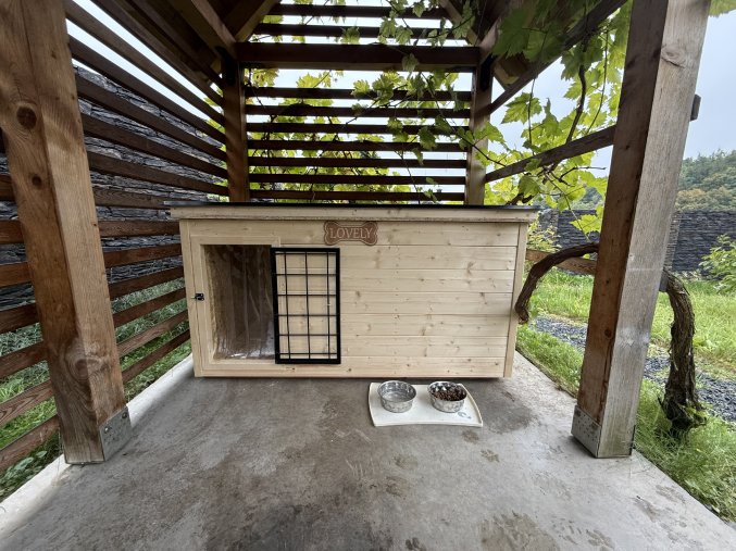 Zateplená psí bouda 80x160 cm