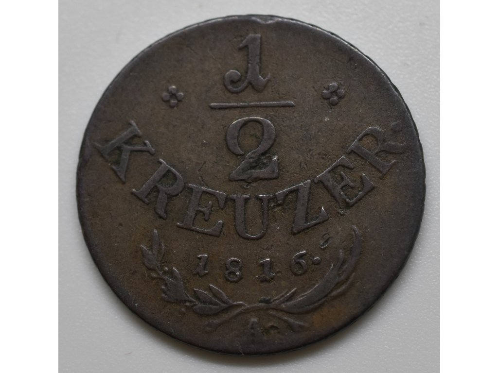 1/2 Kreuzer 1816 A