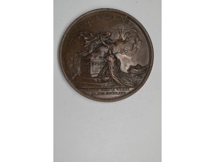 Medaile na korunovaci Ludvíka XVI. v Remeši 1775