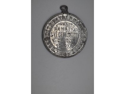 Na památku svěcení školy v Chodově 1905