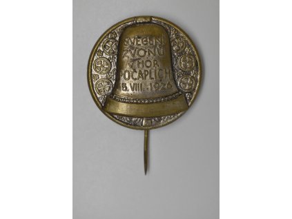 Svěcení zvonů v Horních Počáplech 1926