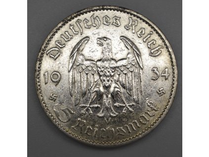 5 Marka "Kostel" 1934 F