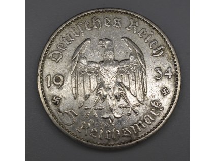 5 Reichsmark "Kostel" 1934 E