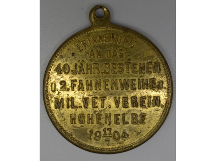 40. výročí a 2. svěcení praporu spolku vojenských veteránů Vrchlabí 1904