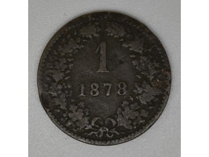 1 Kreuzer 1878