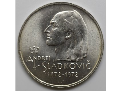 20 Koruna 1972 "100. výročí úmrtí Andreje Sládkoviče"
