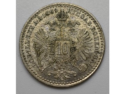 10 Kreuzer 1869