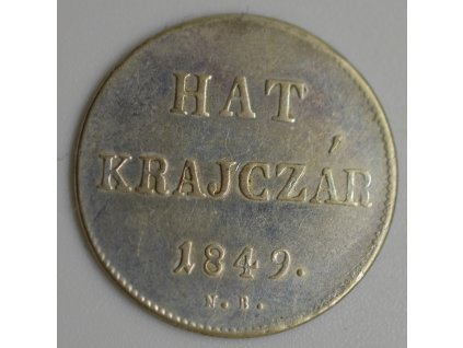 6 Krajczar 1849 NB