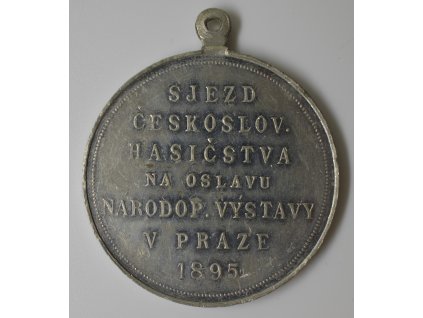 Sjezd československého hasičstva na oslavu národopisné výstavy v Praze 1895