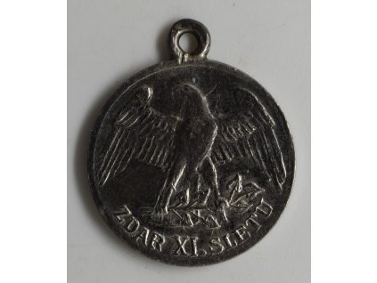 Propagační medaile XI. všesokolského sletu 1948