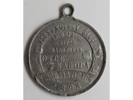 Všesokolský slet na oslavu stých narozenin otce národa v Hodslavicích 1898