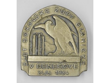 Slet sokolské župy Blanické v Benešově 1934