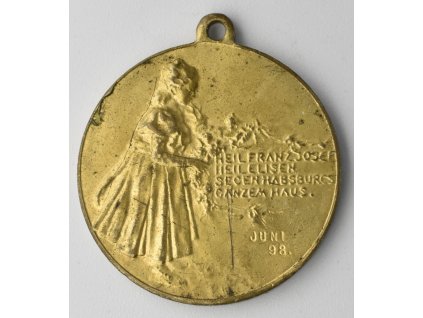Medaile k výročí 50 let vlády Františka Josefa I. 1898, Marschall