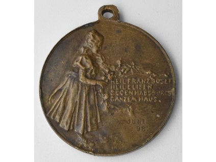 Medaile k výročí 50 let vlády Františka Josefa I. 1898, Marschall