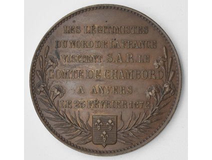 Legitimisté ze severní Francie na návštěvě u Jeho Výsosti hraběte ze Chambordu v Antverpách 1872, Tasset