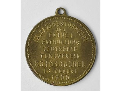 IX. Okresní festival a svěcení praporu německého turnerského spolku Krásný Buk 1905