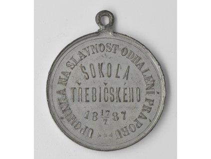 Slavnost odhalení praporu Sokola Třebíčského 1887