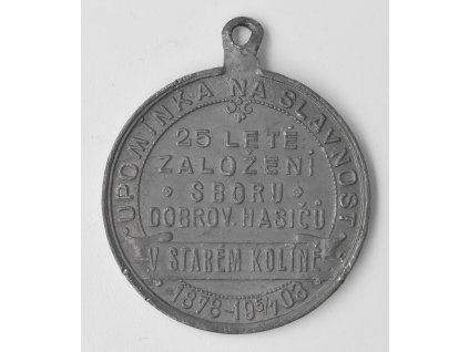 25 leté založení sboru dobrovolných hasičů ve Starém Kolíně 1903