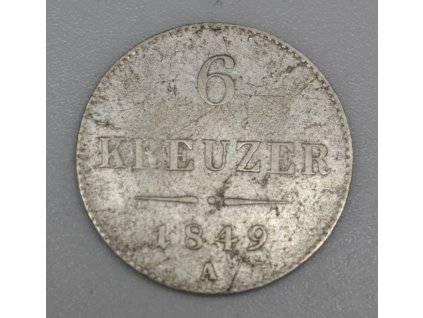 6 Kreuzer 1849 A