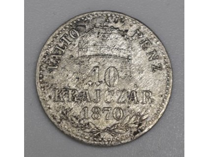 10 Krajczar 1870 KB