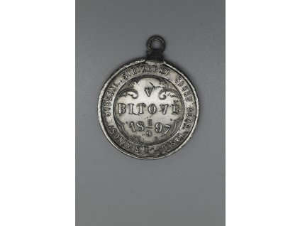 Slavnost svěcení stříkačky sboru dobrovolných hasičů v Bítově 1897