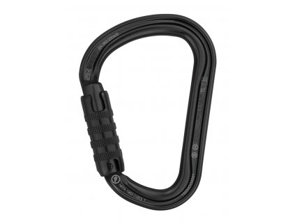Petzl WILLIAM TRIACT LOCK carabiner with automatic safety BLACK