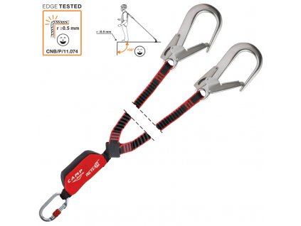 Lanyard CAMP Retexo Rewind Double 2 × 984 95 - 135 cm 95-135cm 2x 984