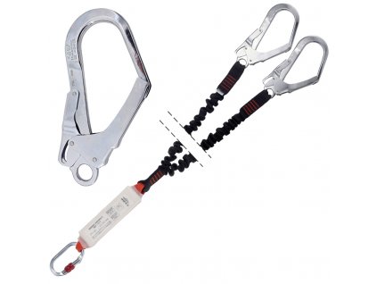 Lanyard CAMP Shock Absorber Rewind Double 2 × 2017 120 - 175 cm 120-175cm 2x 2017