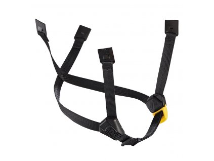 Petzl DUAL chinstrap for VERTEX and STRATO helmets yellow-black standard